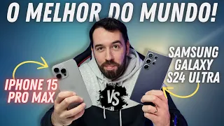 É O MELHOR CELULAR DO MUNDO E EU VOU PROVAR - SAMSUNG GALAXY S24 ULTRA VS IPHONE 15 PRO MAX