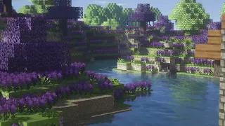 Minecraft Enchanted Forest Ambience w/ Relaxing Fantasy Music