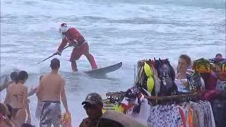 Carlos Bahia SURFER IN SANTA CLAUS MARESIAS ...