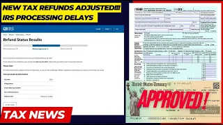 2024 IRS TAX REFUND UPDATE - NEW Refunds Approved, Return Processing Delays, Reviews, Transcripts