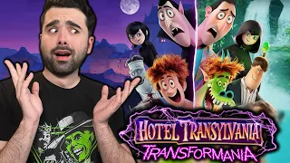 DRACULA IS NOW HUMAN IN HOTEL TRANSYLVANIA 4: TRANSFORMANIA! (Movie Reaction) FIRST TIME WATCHING!