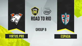 CS:GO - ESPADA vs. Virtus.pro [Inferno] Map 2 - ESL One Road to Rio - Group B - CIS