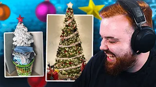 REACCIONANDO A VUESTROS ÁRBOLES DE NAVIDAD *MUY LAMENTABLES*