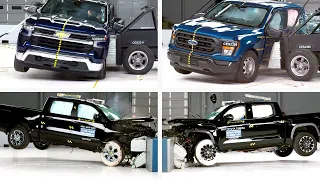 Crash Test Pickup Trucks – Ford F150, Ram 1500, Chevrolet Silverado, Toyota Tundra