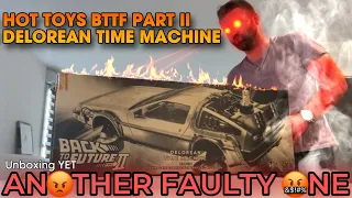 Unboxing YET ANOTHER FAULTY Hot Toys Back To The Future Part 2 DeLorean Time Machine!!!