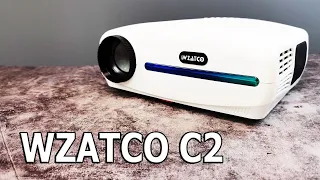 ВСЁ ГЕНИАЛЬНОЕ ПРОСТО 🔥 ЛУЧШИЙ ВИДЕО ПРОЕКТОР WZATCO C2 ЧЕСТНЫЕ 1080 P ЛУЧШЕ ТЕЛЕВИЗОРА ?