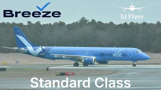 TRIP REPORT | Breeze Airways | Embraer E195 | Islip (ISP) to Raleigh-Durham (RDU) | Nice Seat