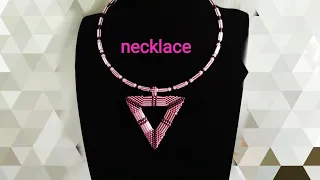 Колье с подвеской. МК. Necklace