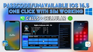 Unlock Passcode / iPhone Unavailable iOS 16.5 - 15xx iPhone X With Sim Working || BigBro_Activator🔥