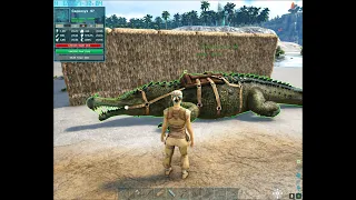 Ark: Survival Evolved карта Crystal Isles Обсидиант и седло для саркозуха🐊