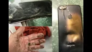 iPhone and Phone Explosions Caugth on Tape