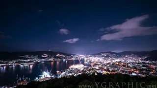 Nagasaki Night View from Mt. Nabekanmuri Park| 鍋冠山公園からの長崎の夜景