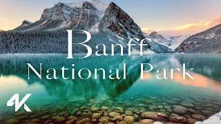 Banff National Park Scenic Relaxation 4K Drone Video 2023 - Banff, Alberta, Canada