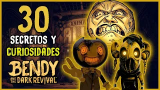 30 SECRETOS Y CURIOSIDAES DE Bendy And The Dark Revival BATDR B Yelion