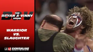 Hoo boy, Ultimate Warrior vs. Sgt. Slaughter | WWF SNME 1991 | Bryan & Vinny Show