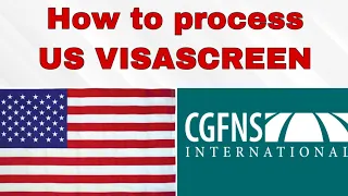 How to process US VISASCREEN step by step | CGFNS processing | VisaScreen processing in Philippines