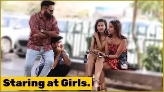 2 Guys Staring at Girls Prank | The HunGama Films