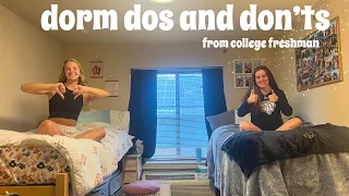 college dorm dos and don'ts