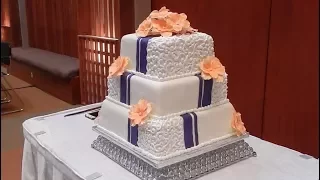 The Making of a Wedding Cake | Start to Finish in Under 10 Minutes!