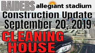 Las Vegas Raiders Allegiant Stadium Construction Update 09 20 2019
