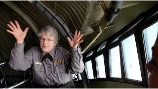 Inside the Statue of Liberty's Head