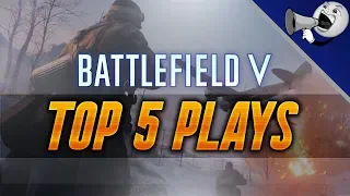 Battlefield V Top 5 Plays #3: Sniped The Pilot In the Plane!! (BF5 Top Plays)