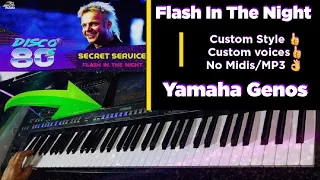 Flash In the Night🌇🌇 -1981-Secret Service Cover-Yamaha Genos🎼 🎹