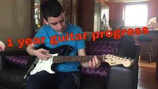 1 Year guitar progress