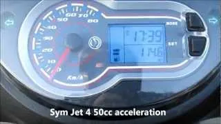 Sym jet 4 50 acceleration