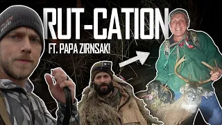 RUT-CATION - PA BUCK AND 2 DOES | Traditional Archery & Bowhunting | The Push Archery