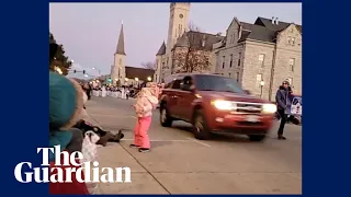 Social media footage shows SUV speeding through Wisconsin Christmas parade