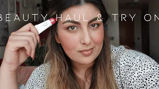 BIG BEAUTY HAUL & TRY ON | Glossier, Nars and more!