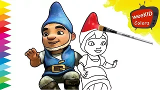 Colouring Gnomeo and Juliet 2 | Sherlock Gnomes | Coloring Pages for Kids | Learn Colors