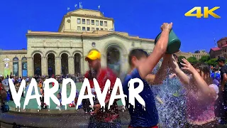 VARDAVAR 2021, Watch hours of people's joy at the water festival in the Yerevan, ARMENIA. 4K 60fps