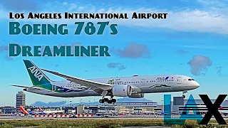 Landings of Boeing 787's in LAX