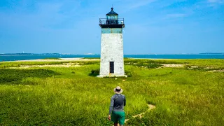 1 Hour of Relaxing Ambient Beach Hiking | Cape Cod