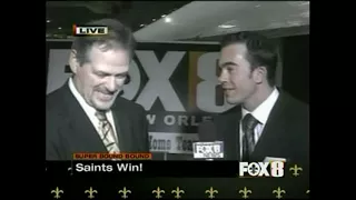 2009 N.O. Saints NFC Title Postgame - WVUE Pt. 1