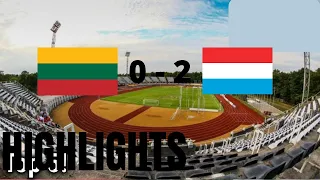 Lithuania 0-2 Luxembourg | UEFA WOMEN'S NATIONS LEAGUE | Highlights and Goals