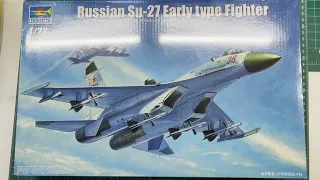 Trumpeter Russian Su-27 Early Type Fighter 1/72 Scale Model Aircraft