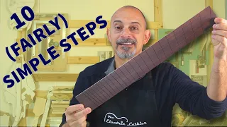 How to Slot a Multi-Scale (Fanned Fret) Fretboard, and get it right the first time