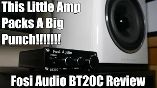 Fosi Audio BT20C Mini Amp Review, Unboxing + Wharfedale Diamond 11.1 Sound Test