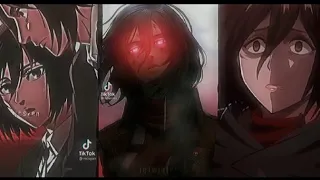 MIKASA ACKERMAN TIKTOK EDIT COMPILATION (eren, annie, ymir and more)