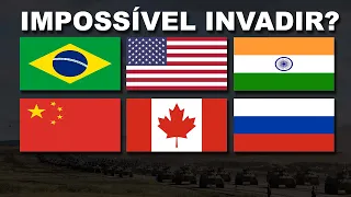 10 países impossíveis de invadir