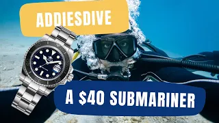 IS THE ADDIESDIVE DIVE WATCH A $40 SUBMARINER ALTERNATIVE?