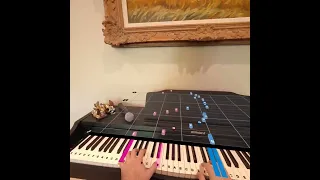 This is me using PianoVision for Meta Quest 3.