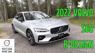 Bright Silver Metallic 2022 Volvo S60 B5 R-Design / Walkaround with Heather