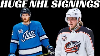 Huge NHL Signings - Laine, Dubois + More Sign New Contracts