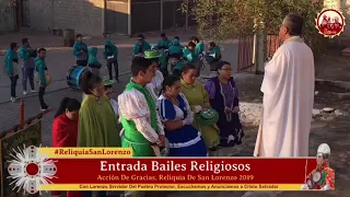 Entrada Sociedad Religiosa Sambo Antawara, Fiesta de la Reliquia de San Lorenzo 2019.