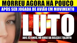 ELA M0RREU há pouco, APÓS SER J0GADA de avião em movimento; P0LÍCIA investiga o que aconteceu