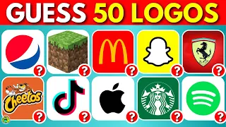 Guess The Logo In 3 Seconds | 50 LOGOS